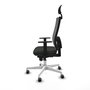 PIQUERAS Y CRESPO Silla de oficina Horna con mecanismo Sincro, Negro y Gris