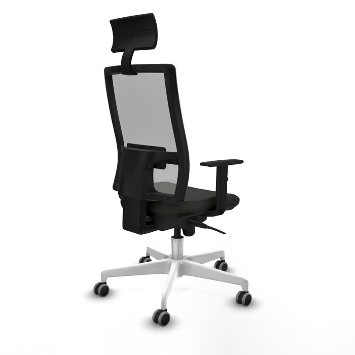PIQUERAS Y CRESPO Silla de oficina Horna con mecanismo Sincro, Negro y Gris PIQUERAS Y CRESPO Silla de oficina Horna con mecanismo Sincro, Negro y Gris