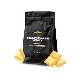 BIGMAN Multi-Phase Whey 1 Kg Chocolate Blanco - Proteína de Liberación Sostenida para Deportistas