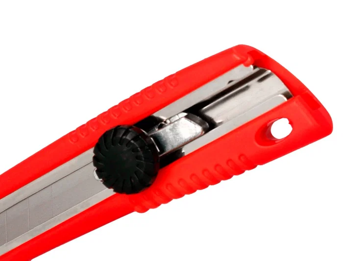 Q-connect Cuter XD-190 Cuchilla 18mm Bloqueo Rueda Guía Metálica Plástico ABS