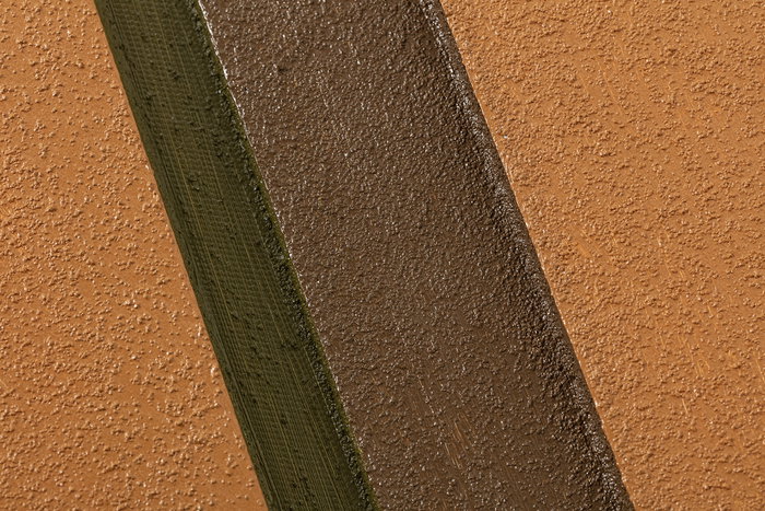 DKD Home Decor Cuadro Urban 3D de MDF y Pino, Pack de 2 (Terracota y Verde) 50x150cm