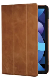 Dbramante1928 RIIPGT001709 Funda para iPad 10.9" (2022/10th Gen) - Libro de Cuero Marrón con Cierre Magnético - Resistente a Rayones y Golpes