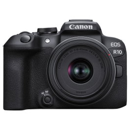 Canon EOS R10 con objetivo RF-S 18-45mm F4.5-6.3 IS STM, Negro