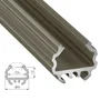 Perfíl Aluminio Tipo MICO 2,02M - Anodizado Negro