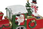 DKD Home Decor Figura Navidad Tradicional Rojo Verde Resina con LED 13 x 19 x 31 cm