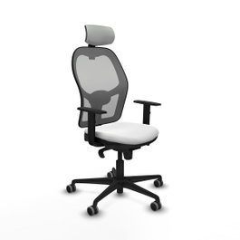 PIQUERAS Y CRESPO Silla de oficina Jorquera Gris y Blanca
