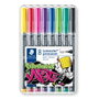 Staedtler Lumocolor 318 Rotuladores Permanentes Surtidos Estuche de 8 Unidades