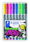 Staedtler Lumocolor 318 Rotuladores Permanentes Surtidos Estuche de 8 Unidades