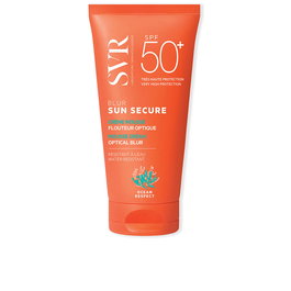 SVR SUN SECURE Blur SPF50+ Protector Solar Facial 50 ml - Base de Maquillaje con Efecto Mate, Protección Muy Alta, No Comedogénico
