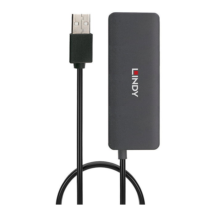 LINDY Hub USB 2.0 42986, 4 Puertos, Negro, USB 2.0, 480 Mbit/s LINDY Hub USB 2.0 42986, 4 Puertos, Negro, USB 2.0, 480 Mbit/s