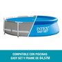 Intex Cobertor Solar Piscina Easy Set/Frame D457 cm PVC
