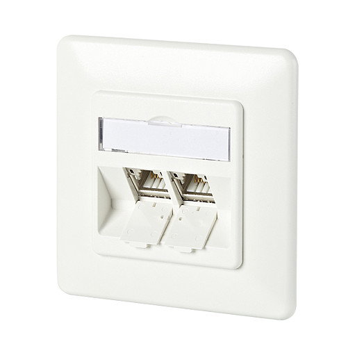 METZ CONNECT C6Amodul 2 Port Up-Dose, Módulo de 2 Puertos Cat6a Blanco RAL9010 (130B11D21002-E) METZ CONNECT C6Amodul 2 Port Up-Dose, Módulo de 2 Puertos Cat6a Blanco RAL9010 (130B11D21002-E)