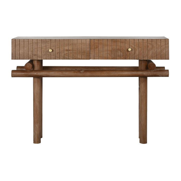 DKD Home Decor Consola de Mango Natural 110x30x76