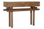 DKD Home Decor Consola Moderno Natural Mango 30 x 76 x 110 cm con 2 Cajones