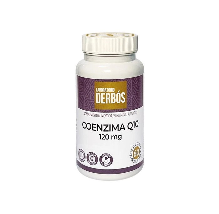 DERBOS Coenzima Q10 120 mg, 60 cápsulas DERBOS Coenzima Q10 120 mg, 60 cápsulas