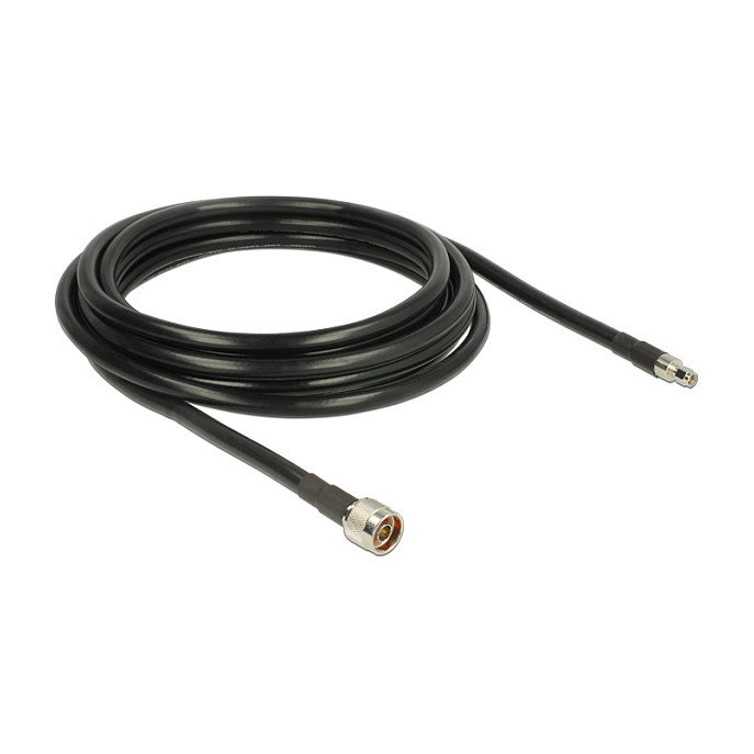 DeLOCK Cable Coaxial HF N Stecker a RP-SMA 5 m CFD400