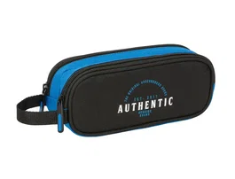 Safta Estuche portatodo escolar Blackfit chico underground doble black