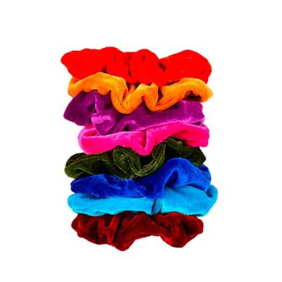Bifull Coleteros Velvet 04 Colores Pack de 8 Unidades