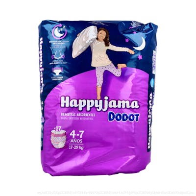 Dodot Ninjamas Corazon T-7 Pañales para niño Talla 7 (17-30 Kg) 10 Unidades Dodot Ninjamas Corazon T-7 Pañales para niño Talla 7 (17-30 Kg) 10 Unidades