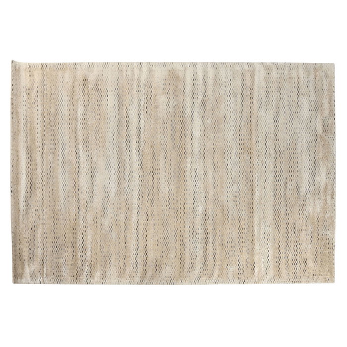 DKD Home Decor Alfombra de Lana y Viscosa Beige 160x230 cm