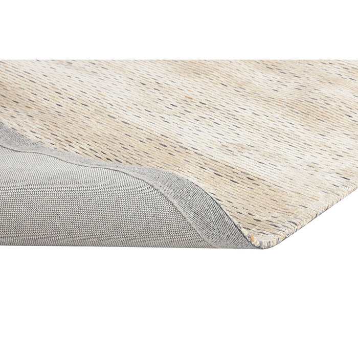 DKD Home Decor Alfombra de Lana y Viscosa Beige 160x230 cm