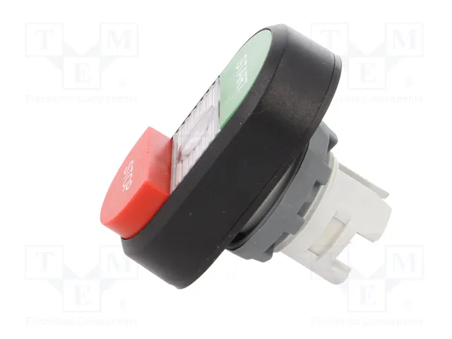 ABB Interruptor Doble 22mm Verde-Rojo MLB-1 ABB Interruptor Doble 22mm Verde-Rojo MLB-1