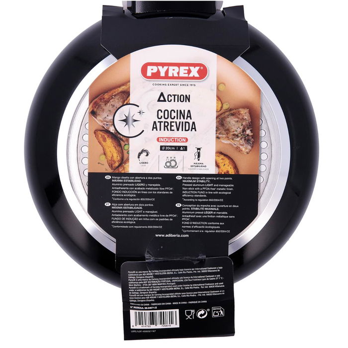 Sartén Aluminio Prensado Action Pyrex® 20 cm (5 Unidades)
