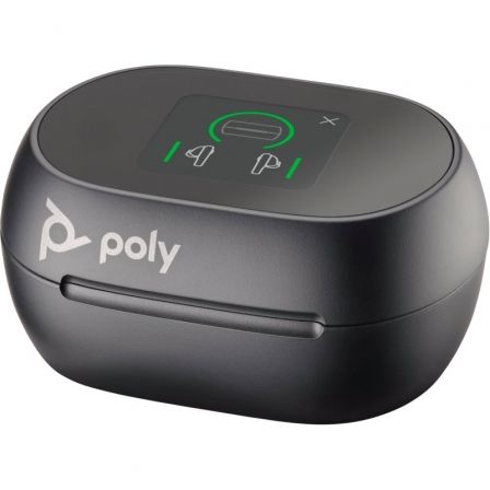 Poly Voyager Free 60+ UC M Auriculares Bluetooth con Estuche de Carga y Adaptador BT700, Negros