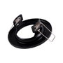 Sara Aro Downlight Circular Sara Acero 81mm Negro para Bombilla LED GU10/GU5.3