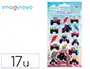 Imaginovo Pegatinas Kids Carreras Goma Eva 190x105 mm en Blister