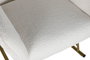DKD Home Decor Mecedora Borreguito Blanco y Dorado