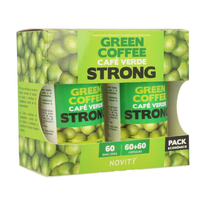 Naturmil Café Verde Strong Pack 60+60 Cápsulas Complemento Alimenticio Naturmil Café Verde Strong Pack 60+60 Cápsulas Complemento Alimenticio