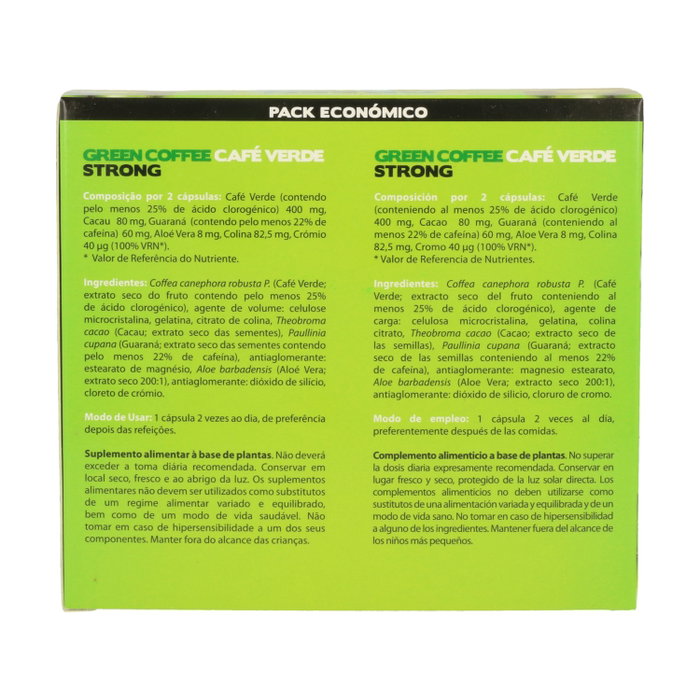 Novity Café Verde Strong Pack 120 cápsulas Novity Café Verde Strong Pack 120 cápsulas