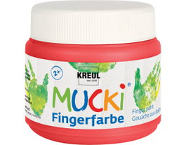Kreul Pintura de dedos MUCKI rojo 150ml