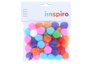 Innspiro Pompones de Polipropileno Mix 25mm 50u.