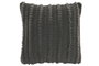 DKD Home Decor Set de 2 Cojines de Chenilla Topo y Gris 45x45 cm