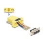 DeLOCK 67113 Adaptador D-Sub 15 hembra a RJ45 hembra Amarillo