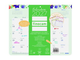 FINOCAM Calendario 2027 Catalán con Iman y Espacio para Escribir 250x200 mm
