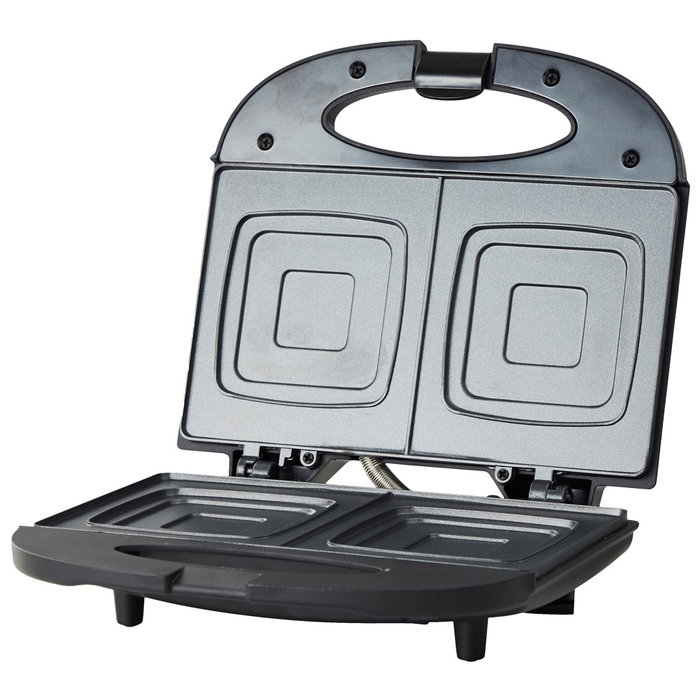 Day Sandwichera 750W para 2 Sándwiches con Revestimiento Antiadherente Fácil de Limpiar