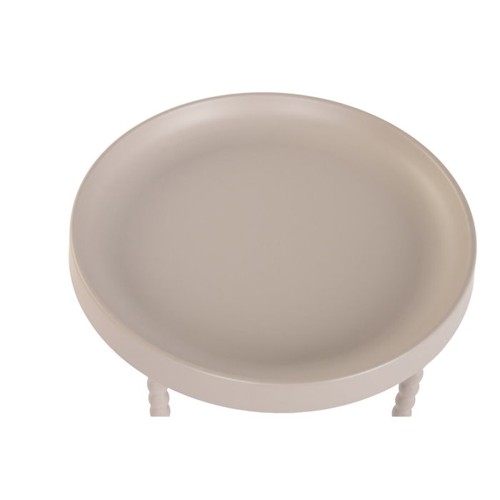 DKD Home Decor Set de 2 Mesitas Auxiliares Metal Crema Bolas DKD Home Decor Set de 2 Mesitas Auxiliares Metal Crema Bolas