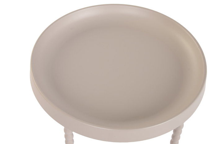 DKD Home Decor Mesita Auxiliar Urban Crema 75 x 40 x 75 cm Set de 2