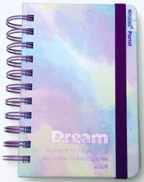 Agenda Anual (2026) Mooving Pastel Wire-O Tapa Extra Con Goma 100X150 D/P Surtido (2 Mod.)