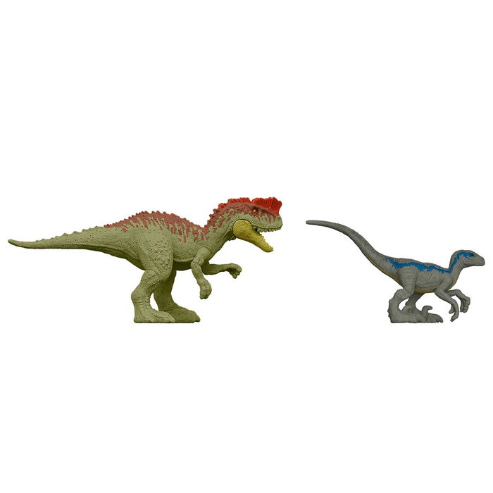 Jurassic World Set de 5 Minifiguras de Dinosaurios y Figura Humana - Modelo Aleatorio - GWP38 - A Partir de 3 Años