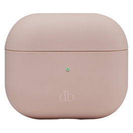 dbramante1928 Funda para Apple AirPods (3.ª generación) en rosa sandfarben, plástico reciclado y silicona