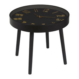 Home Deco Factory Mesa Auxiliar Reloj D.50 cm