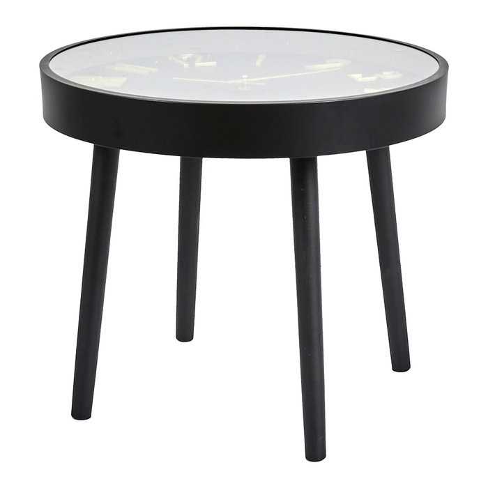 Home Deco Factory Mesa Auxiliar Reloj D.50 cm