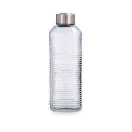 Botella Vidrio Tape Acero Inox Velvet Quid 1 L