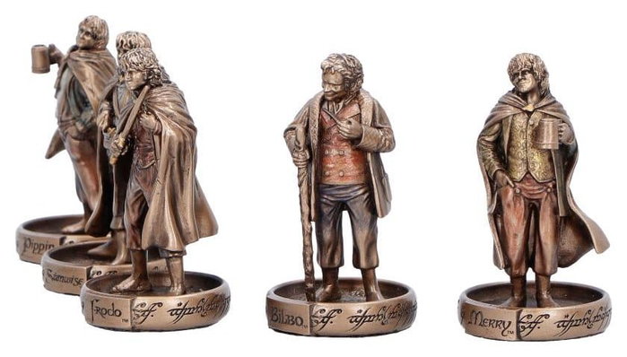 Nemesis Now Lord of the Rings Figuras Mini The Hobbits of the Shire 7 cm
