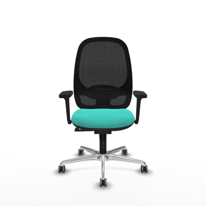 PIQUERAS Y CRESPO Silla de oficina Cilanco con mecanismo Sincro, Turquesa y Negro PIQUERAS Y CRESPO Silla de oficina Cilanco con mecanismo Sincro, Turquesa y Negro