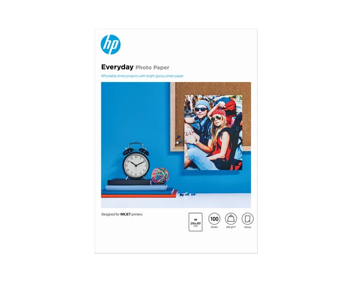 HP Papel Fotográfico Everyday A4 Semisatinado 200g